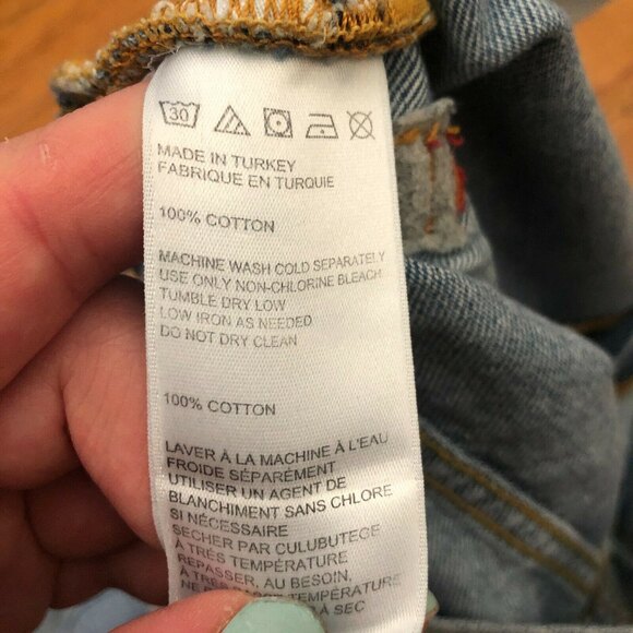 Urban Outfitters BDG Mom Jeans Women’s Size 27 Light Wash Distressed High Rise - Picture 6 of 12